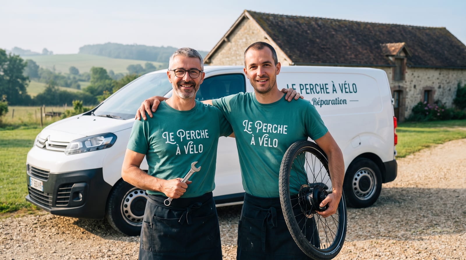 Nicolas et Rémi, les réparateurs du Perche à Vélo