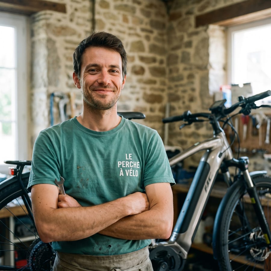 Rémi, réparateur du Perche à Vélo